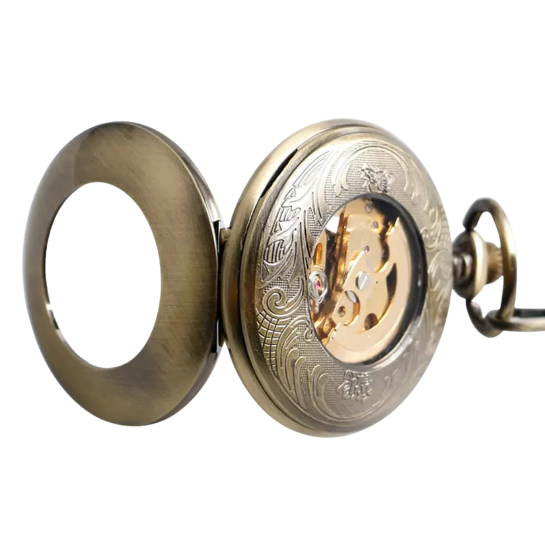 Montre Gousset Ancienne Squelette Mécanique