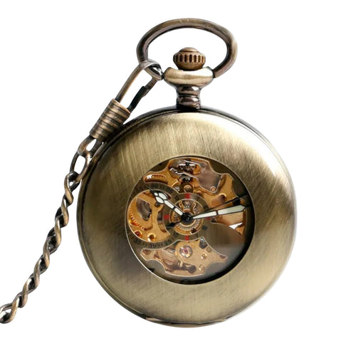 Montre Gousset Ancienne Squelette Mécanique